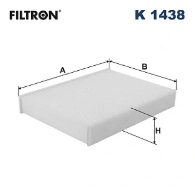 Фильтр, воздух во внутренном пространстве FILTRON K 1438