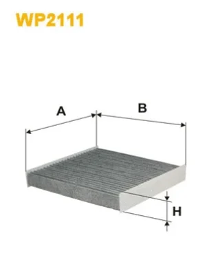 Фильтр, воздух во внутренном пространстве WIX WP2111
