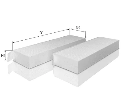 Фильтр, воздух во внутренном пространстве TECNECO FILTERS CK1282-2