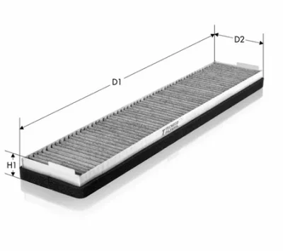 Фильтр, воздух во внутренном пространстве TECNECO FILTERS CK5817C