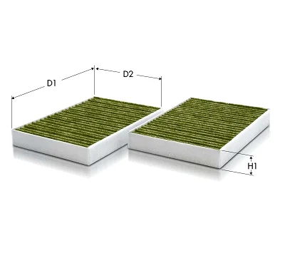 Фильтр, воздух во внутренном пространстве TECNECO FILTERS CKA1250-2