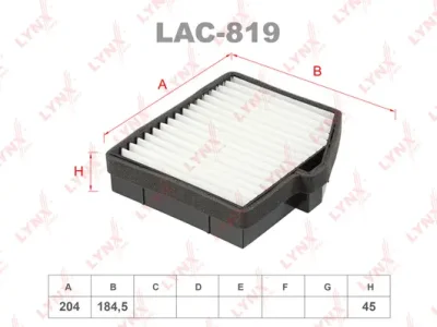 LAC-819 LYNXAUTO Фильтр, воздух во внутренном пространстве