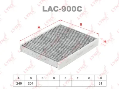 LAC-900C LYNXAUTO Фильтр, воздух во внутренном пространстве