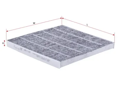 CAC-1101 SAKURA Фильтр, воздух во внутренном пространстве