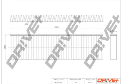 DP1110.12.0063 Dr!ve+ Фильтр, воздух во внутренном пространстве