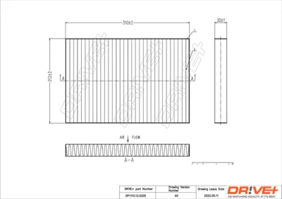 DP1110.12.0205 Dr!ve+ Фильтр, воздух во внутренном пространстве