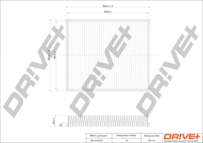 DP1110.12.0327 Dr!ve+ Фильтр, воздух во внутренном пространстве