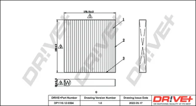 DP1110.12.0394 Dr!ve+ Фильтр, воздух во внутренном пространстве