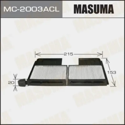 Фильтр, воздух во внутренном пространстве MASUMA MC-2003ACL