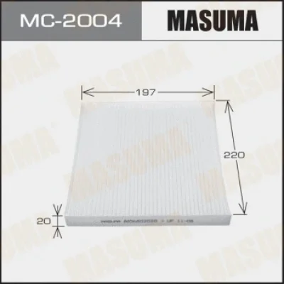 Фильтр, воздух во внутренном пространстве MASUMA MC-2004