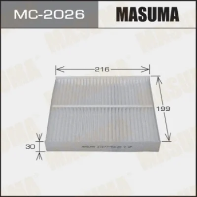 Фильтр, воздух во внутренном пространстве MASUMA MC-2026