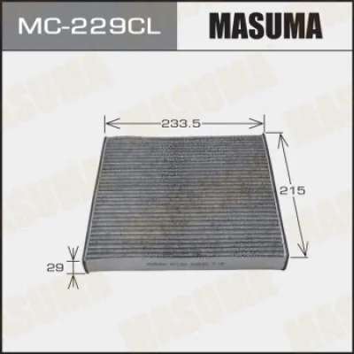 Фильтр, воздух во внутренном пространстве MASUMA MC-229CL