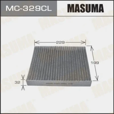 Фильтр, воздух во внутренном пространстве MASUMA MC-329CL