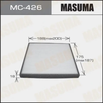 Фильтр, воздух во внутренном пространстве MASUMA MC-426