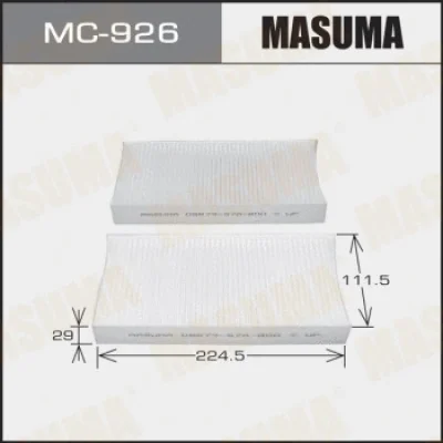 Фильтр, воздух во внутренном пространстве MASUMA MC-926
