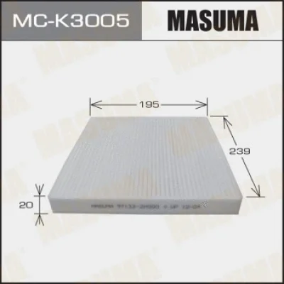 Фильтр, воздух во внутренном пространстве MASUMA MC-K3005