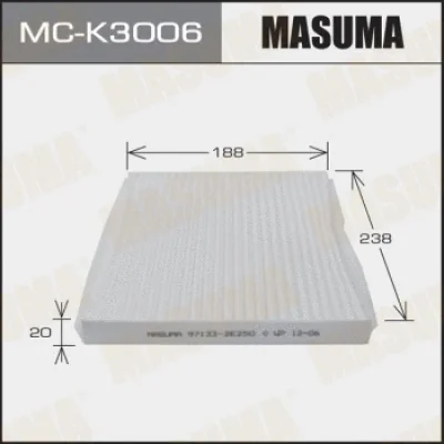 Фильтр, воздух во внутренном пространстве MASUMA MC-K3006