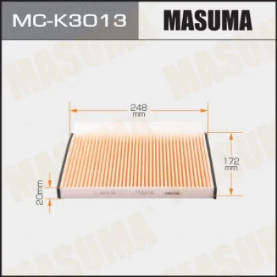 Фильтр, воздух во внутренном пространстве MASUMA MC-K3013