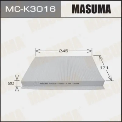 Фильтр, воздух во внутренном пространстве MASUMA MC-K3016