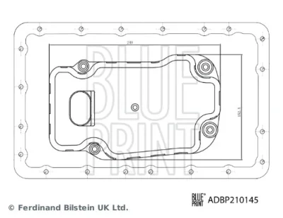 ADBP210145 BLUE PRINT Комплект гидрофильтров, автоматическая коробка передач