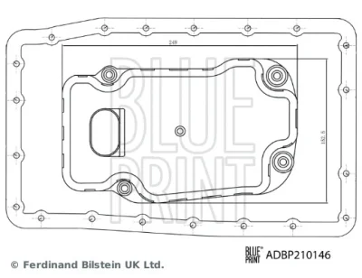 ADBP210146 BLUE PRINT Комплект гидрофильтров, автоматическая коробка передач