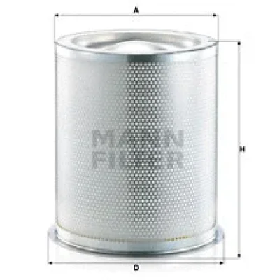 Фильтр, пневмооборудование MANN LE 66 004 X