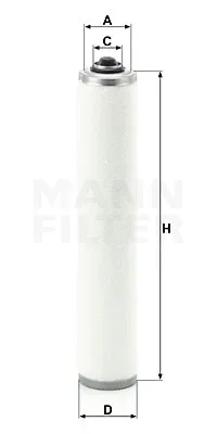 Фильтр, пневмооборудование MANN LE 9019