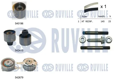 Комплект ремня ГРМ RUVILLE 550376