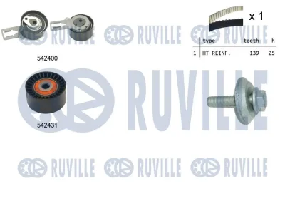 Комплект ремня ГРМ RUVILLE 550379