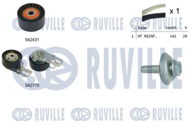Комплект ремня ГРМ RUVILLE 550395