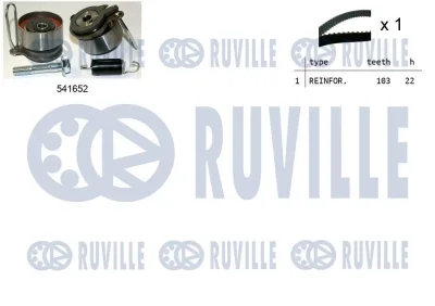 Комплект ремня ГРМ RUVILLE 550406