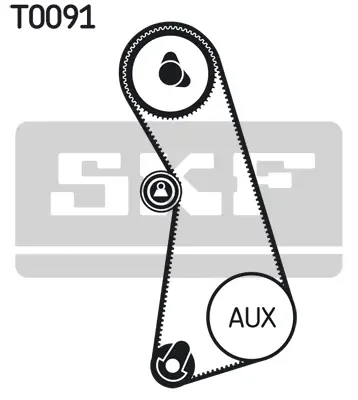 VKMA 01001 SKF Комплект ремня ГРМ