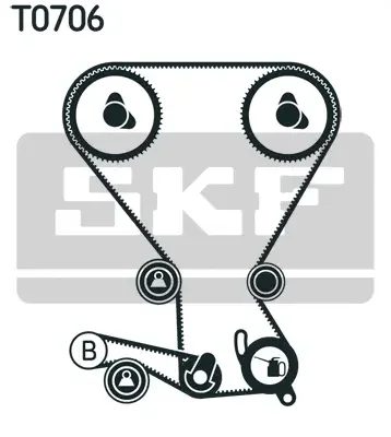 VKMA 95005 SKF Комплект ремня ГРМ