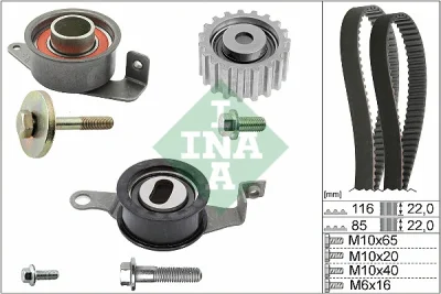 Комплект ремня ГРМ INA 530 0010 10