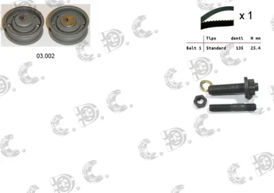 04.5065 AUTOKIT Комплект ремня ГРМ