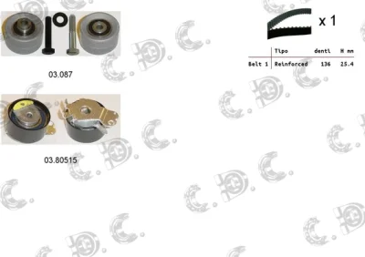 04.5134 AUTOKIT Комплект ремня ГРМ