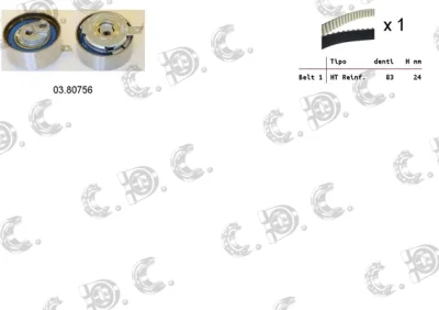 04.5303 AUTOKIT Комплект ремня ГРМ