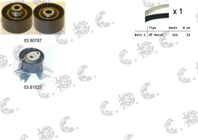 04.5346 AUTOKIT Комплект ремня ГРМ