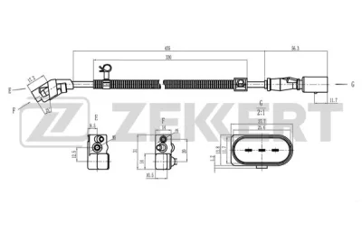 Датчик импульсов ZEKKERT SE-4050