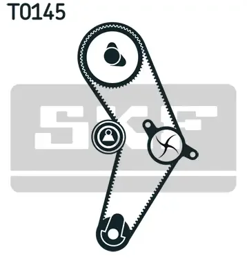 Водяной насос + комплект зубчатого ремня SKF VKMC 02206-2