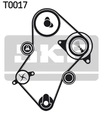 Водяной насос + комплект зубчатого ремня SKF VKMC 03241