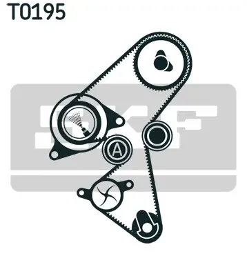 Водяной насос + комплект зубчатого ремня SKF VKMC 03259