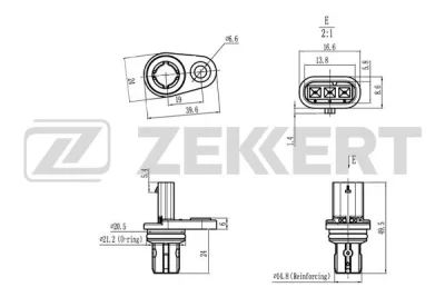 SE-5022 ZEKKERT Датчик, положение распределительного вала