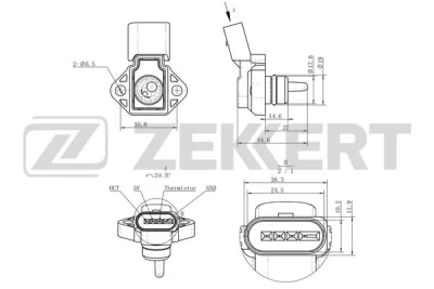 Расходомер воздуха ZEKKERT SE-2014