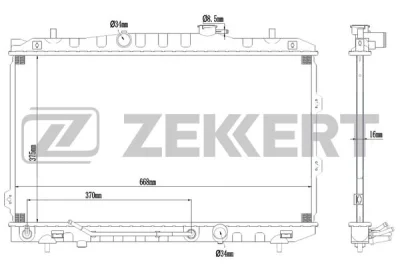 MK-1275 ZEKKERT Теплообменник