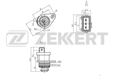 SE-8506 ZEKKERT Датчик, скорость