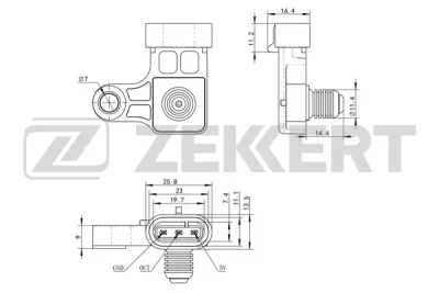 SE-2008 ZEKKERT Расходомер воздуха