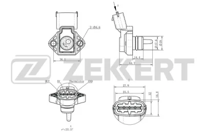 SE-2021 ZEKKERT Расходомер воздуха