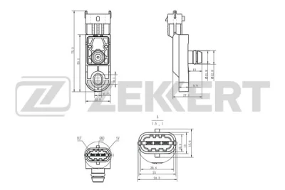 SE-2020 ZEKKERT Расходомер воздуха