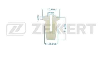 BE-3793 ZEKKERT Зажим, молдинг / защитная накладка
